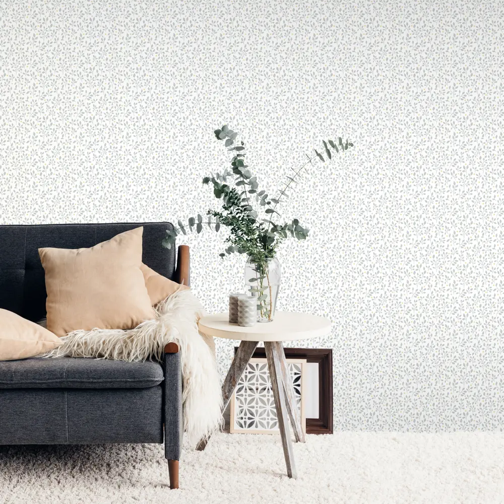 Обои флизелиновые Euro Decor Julie зелёные 1.06 м 7010-04 82377953 STLM-2203323 - Вид №4