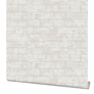 Обои флизелиновые Palitra Life Brick белые 1.06 м PL71412-11 82424605 STLM-2181581