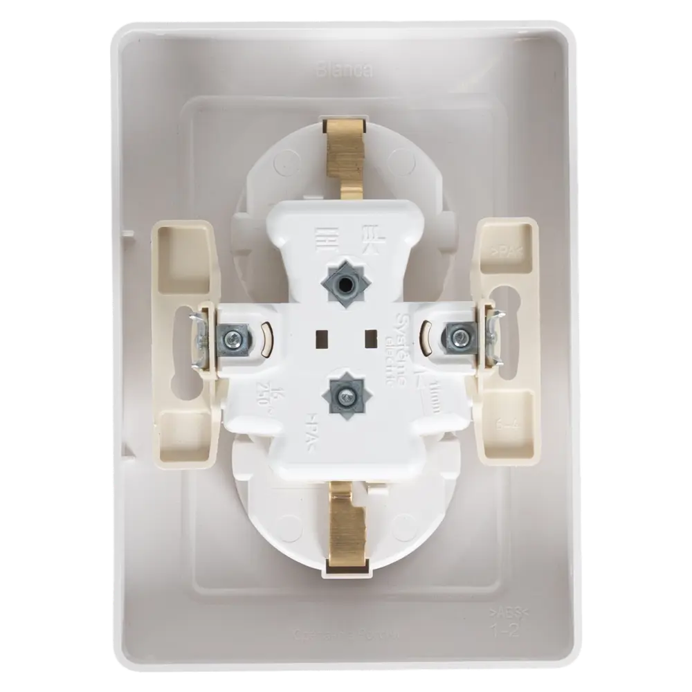 Розетка двойная встраиваемая Systeme Electric Blanca с заземлением 16 А IP20 цвет белый 84500206 STLM-2158772 - Вид №4