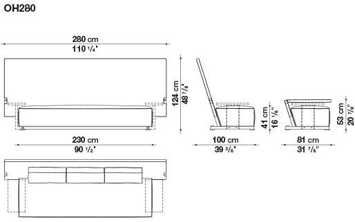 B&B Italia Outdoor 2-местный тканевый садовый диван Oh, it rains! sun-id-1440711 - Вид №8