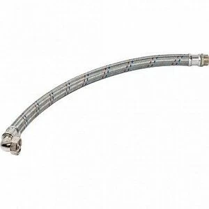 Гибкая подводка для воды угловая НР 1 х ВР 1 STOUT - 800 мм