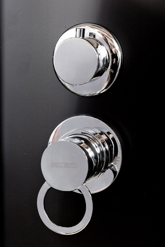 ЕМ1512 L N (без крыши) Душевая кабина DETO Серия EM BМ4510 N (без крыши) BLACK - Вид №8