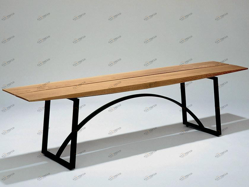 Nola Industrier Скамейка из стали и дерева sun-id-1468025