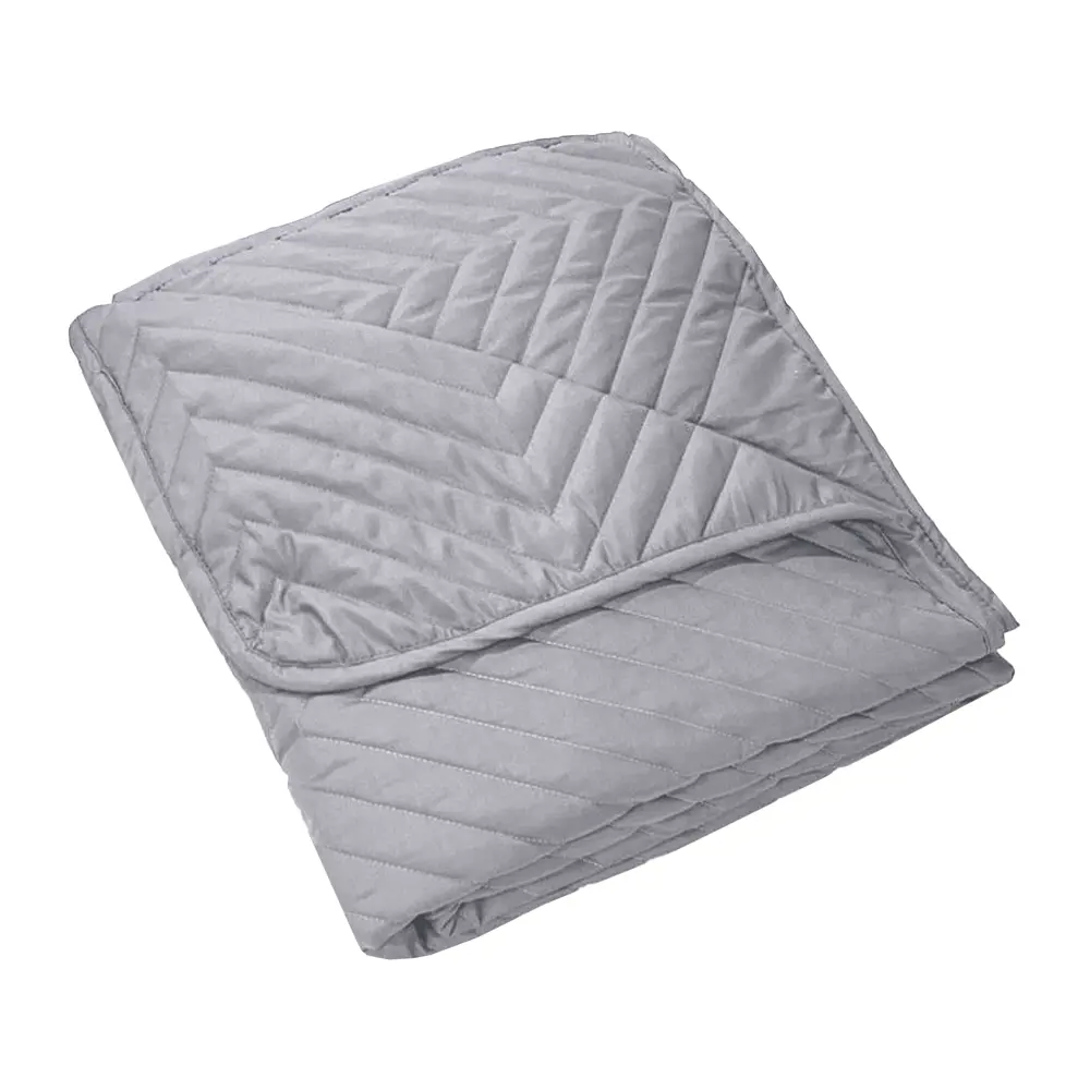 Покрывало Nicolosi 240x200 см микрофибра цвет серый 89334493 STLM-2081244 INSPIRE