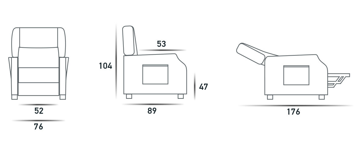 Кресло-Подъемник Lift-Relax 2 Motori  Spaziorelaxitalia  Cloe Cloe Lift-Relax 2 Motori  - Вид №4