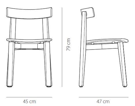 Дубовый стул с открытой спинкой Gazzda ARCH-00016779 - Вид №13