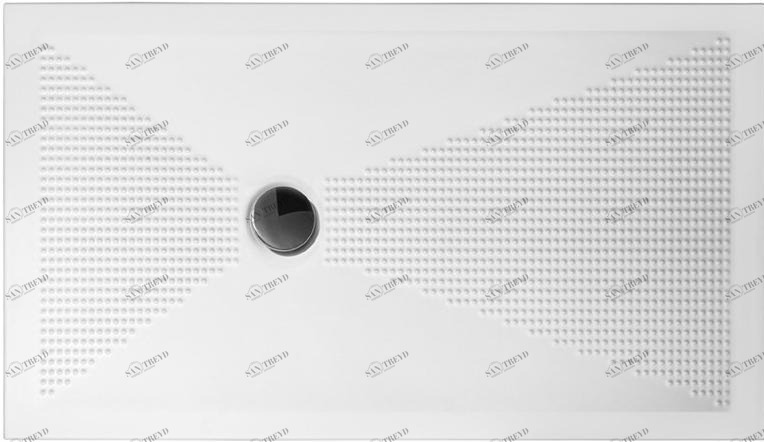 Olympia Ceramica Нескользящий прямоугольный керамический поддон для душа Oly sun-id-1500853