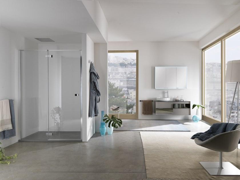 INDA® Распашная дверь и неподвижный элемент для ниши Azure B920…/b970… - Вид №2