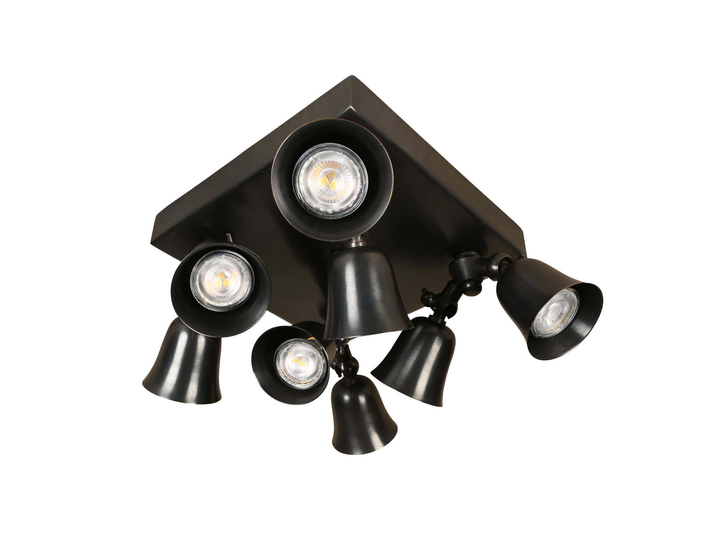 Регулируемая латунная светодиодная потолочная лампа Authentage Lighting Fleure Twin ARCH-00149886 - Вид №1