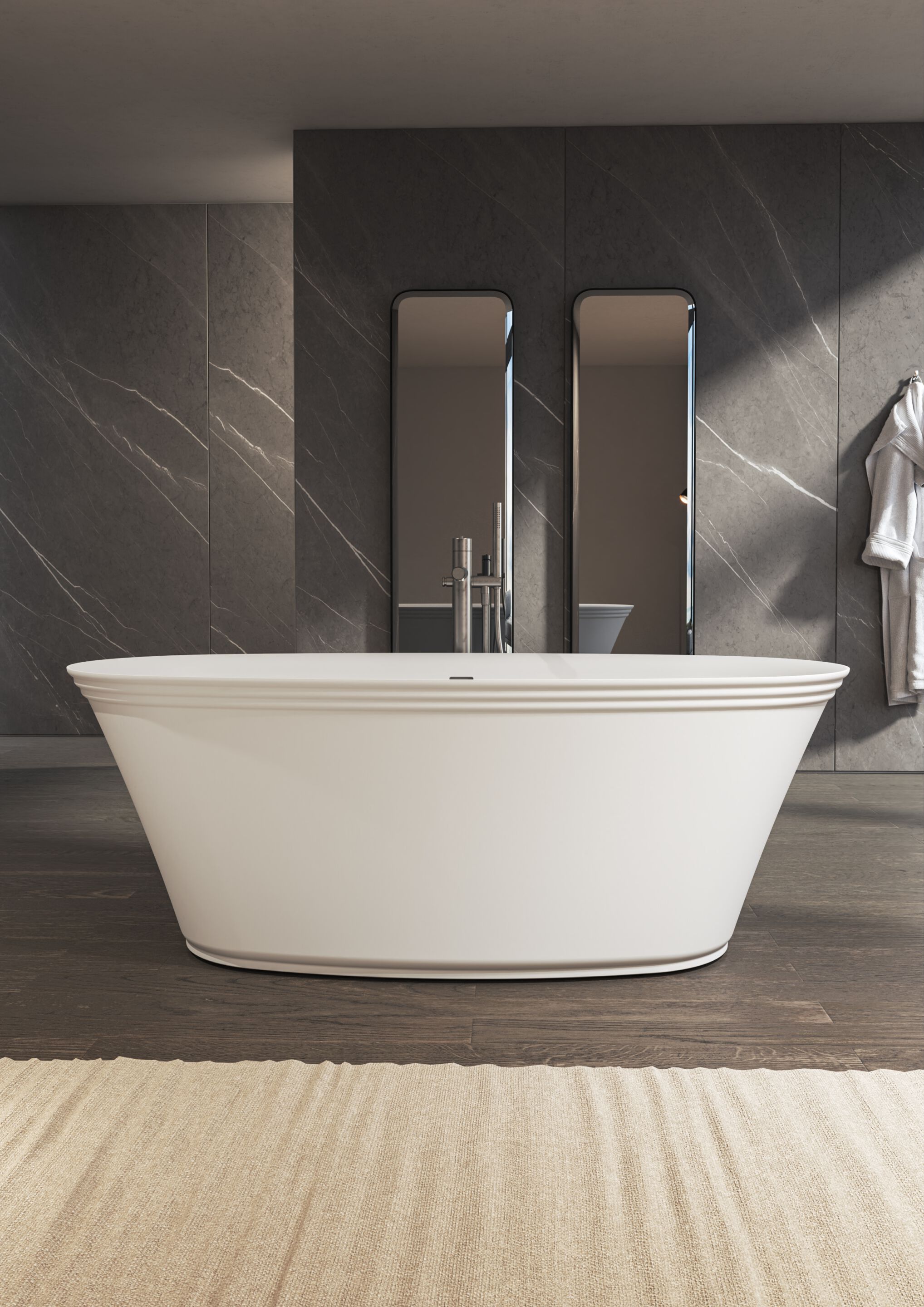 Овальная ванна в центре комнаты Kinedo Iconik ARCH-00058585 - Вид №1