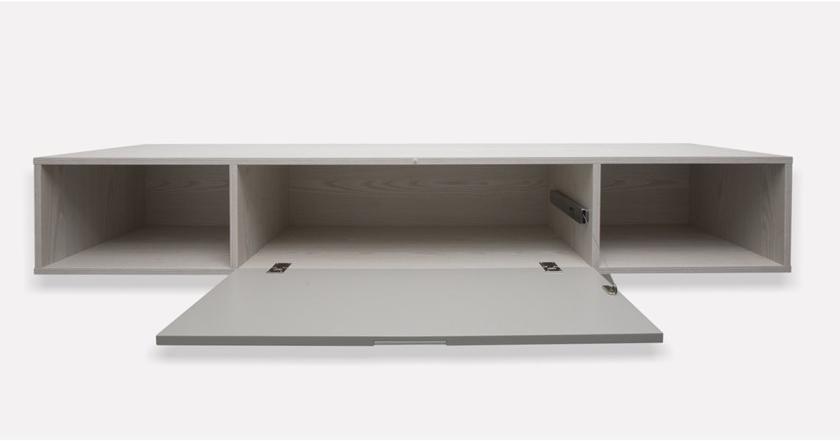 MORADA Подвесная тумба под телевизор из дуба с откидными дверцами Borrero Borrero cab - Вид №1