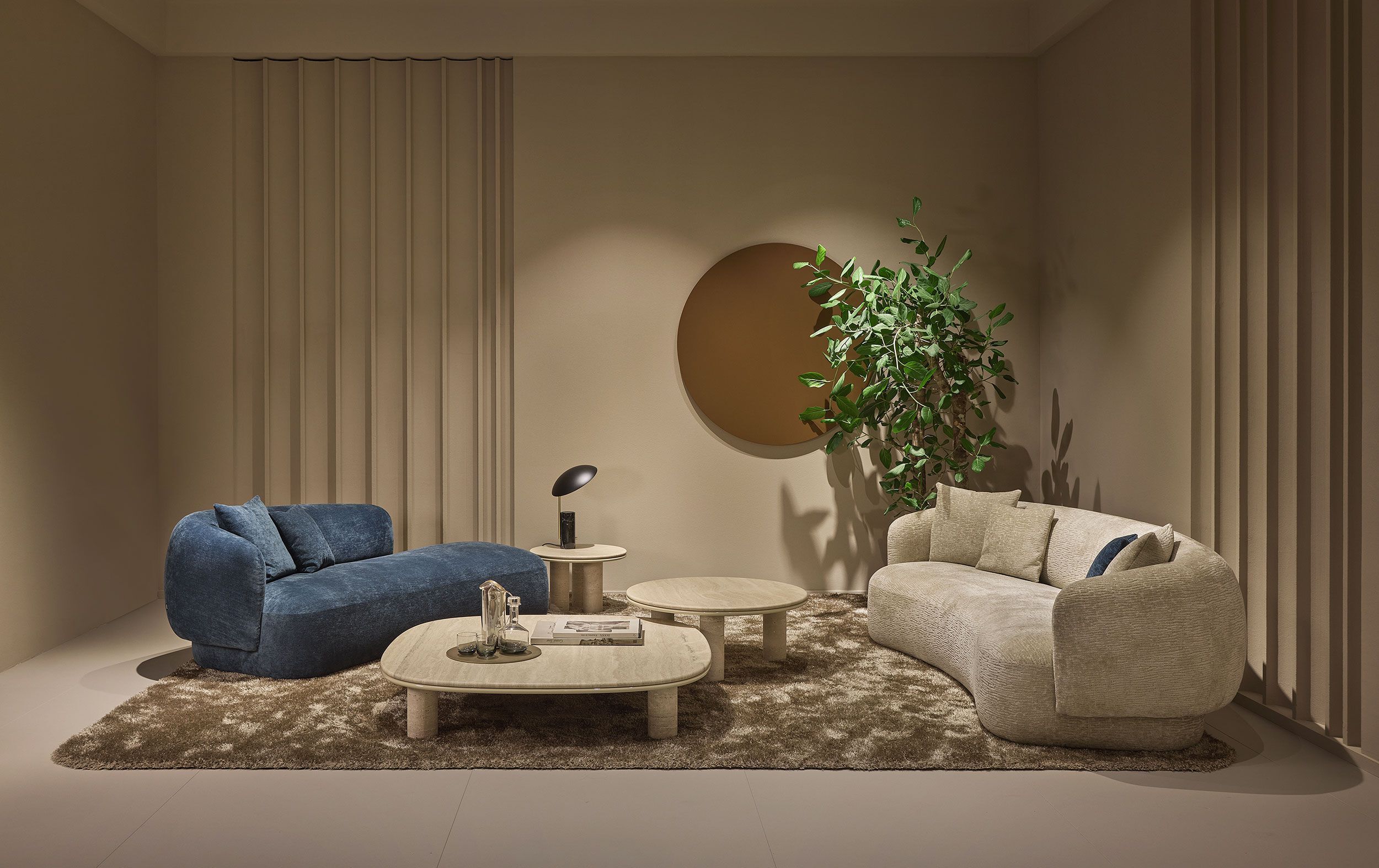 Круглый мраморный журнальный столик Marelli Simmy ARCH-00067599 - Вид №3