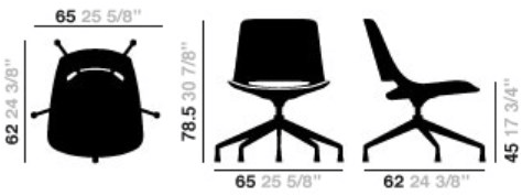 arper 5-спицевый стул Palm sun-id-1409447 - Вид №1