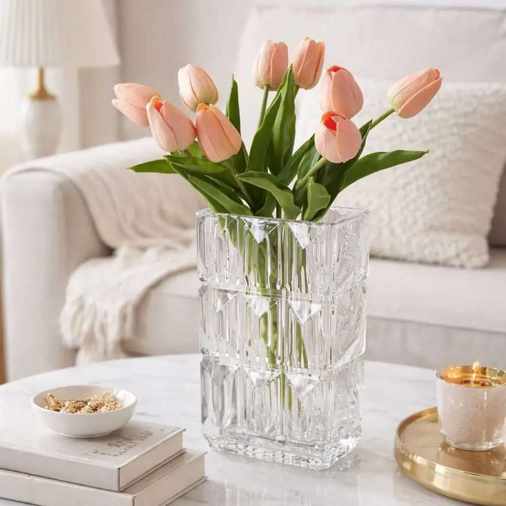 Ваза Betty стекло цвет прозрачный 20 см ROCKSOLID STLM-2155326