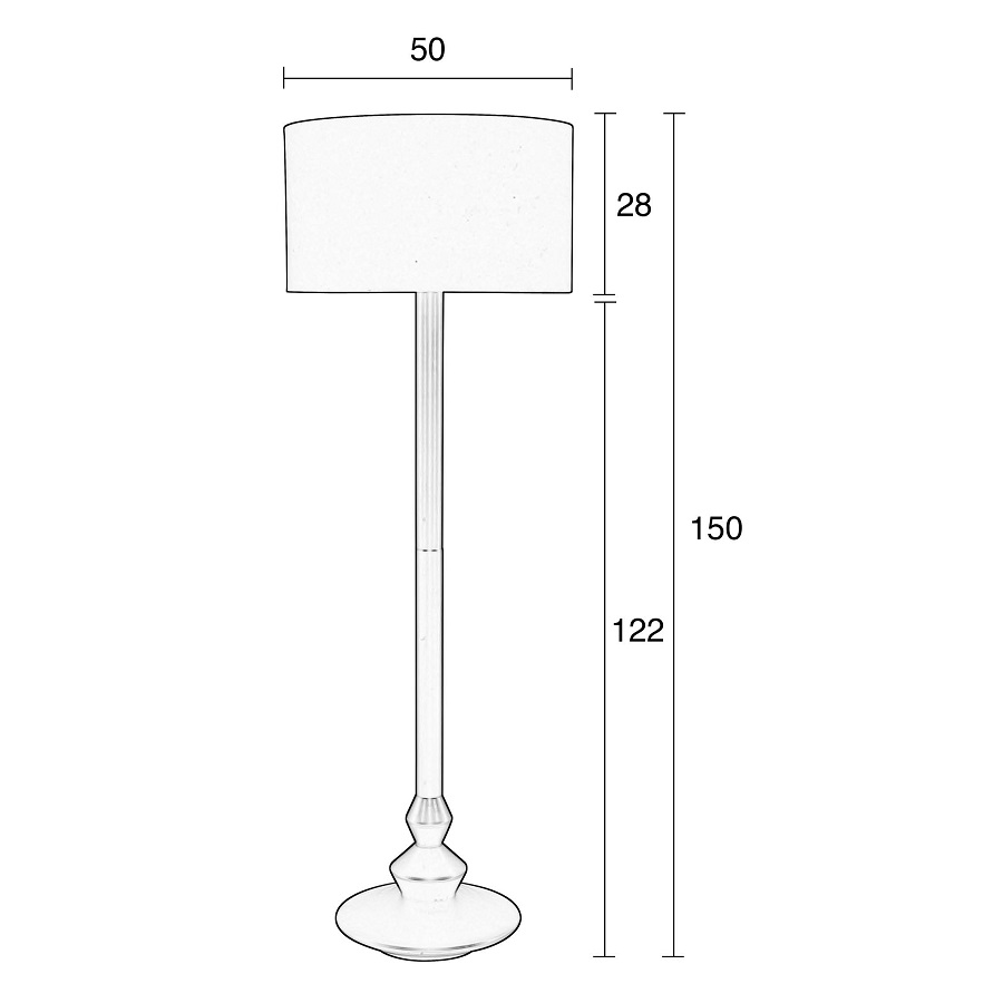 Лампа напольная Finlay, черная Zuiver 5100070 - Вид №7