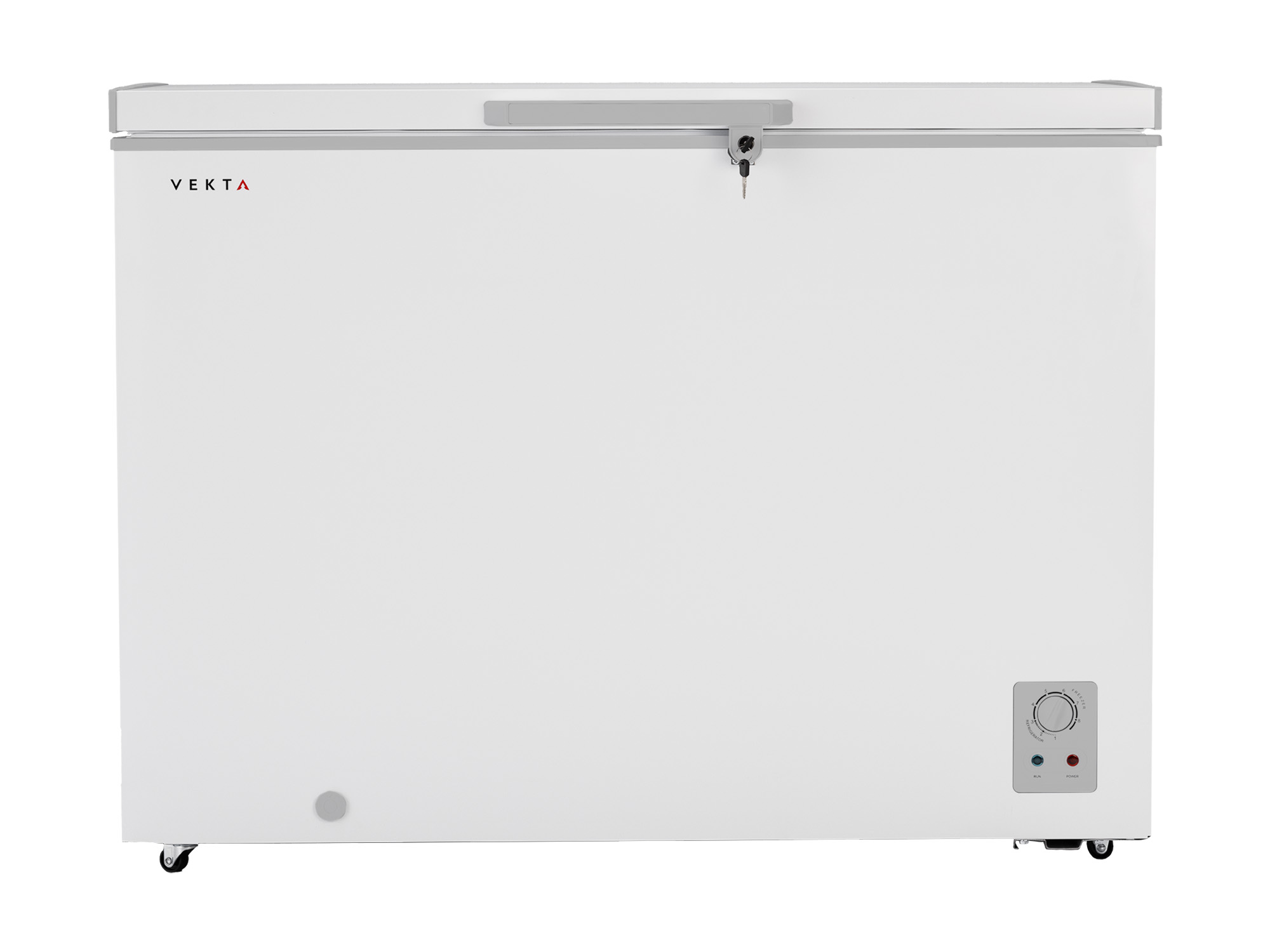 9163249 Морозильный ларь VEKTA FR-380S02 серебристый STDN-0059582