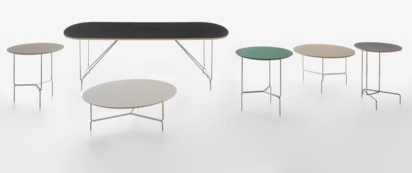 Manerba Стол / стол для переговоров из дерева Litta sun-id-1372123 - Вид №9