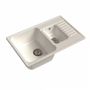 RQ377 белый Мойка кухонная прямоугольная Raiber