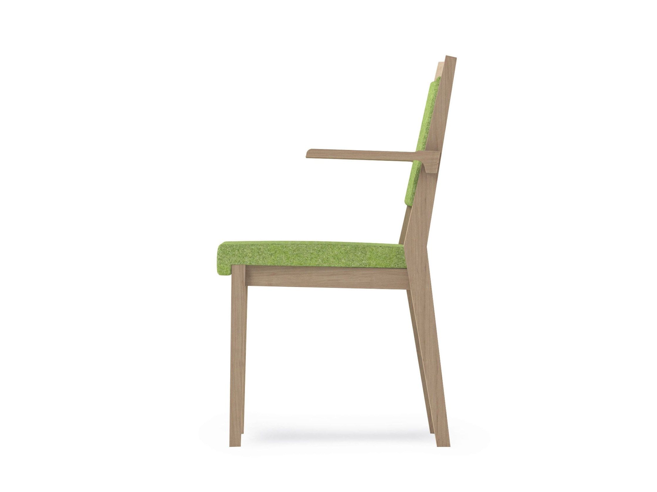 Штабелируемый тканевый стул с подлокотниками PIAVAL ARCH-00129522 - Вид №4