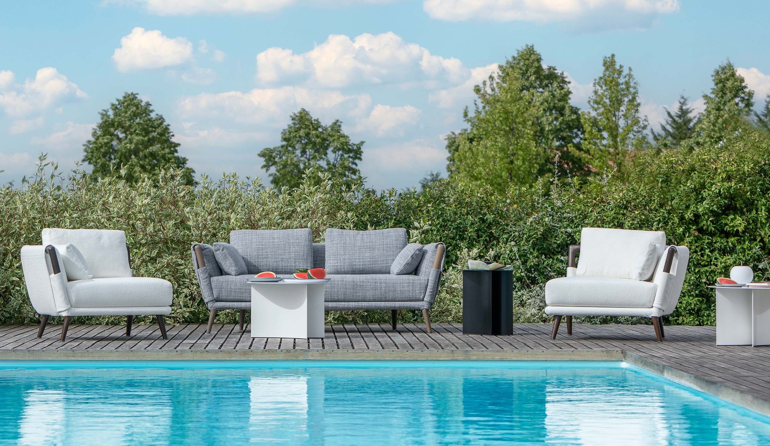 Ткань съемный садовый диван Flou Gaudí ARCH-00063986 - Вид №5