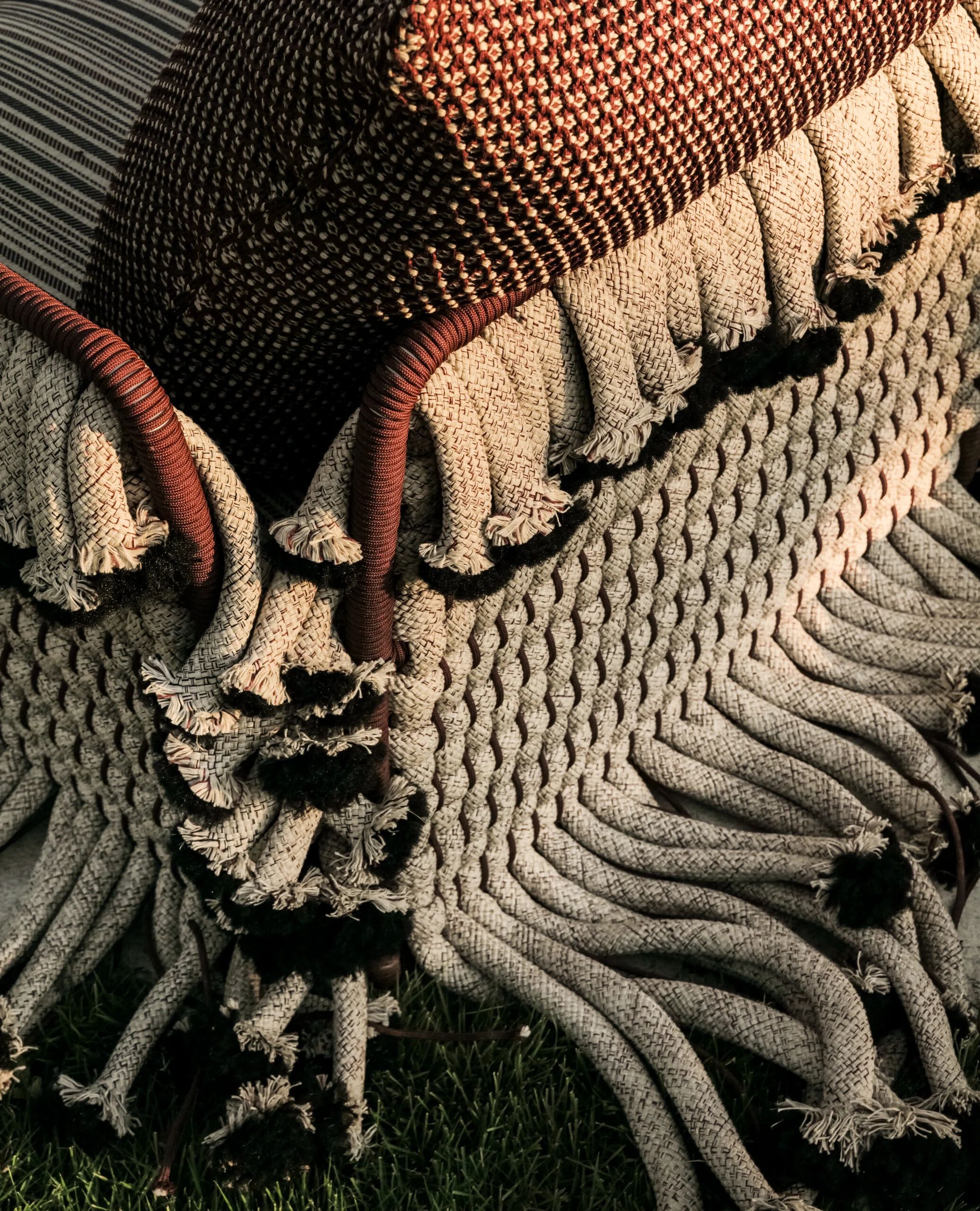 2-местный алюминиевый открытый диван с плетением Nodo Italia Antonio Marras + Nodo Italia ARCH-00136346 - Вид №4