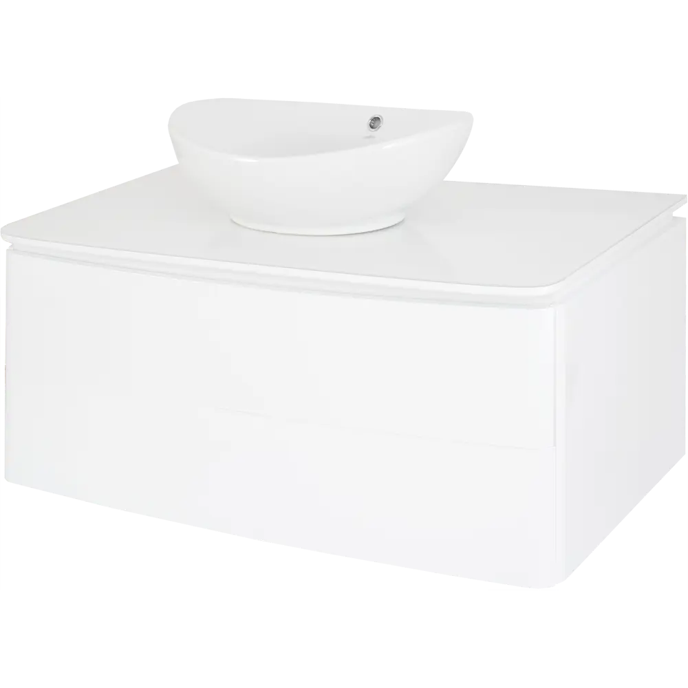Тумба под раковину подвесная Cosmo 100 см цвет белый VIGO STLM-2193828 - Вид №1