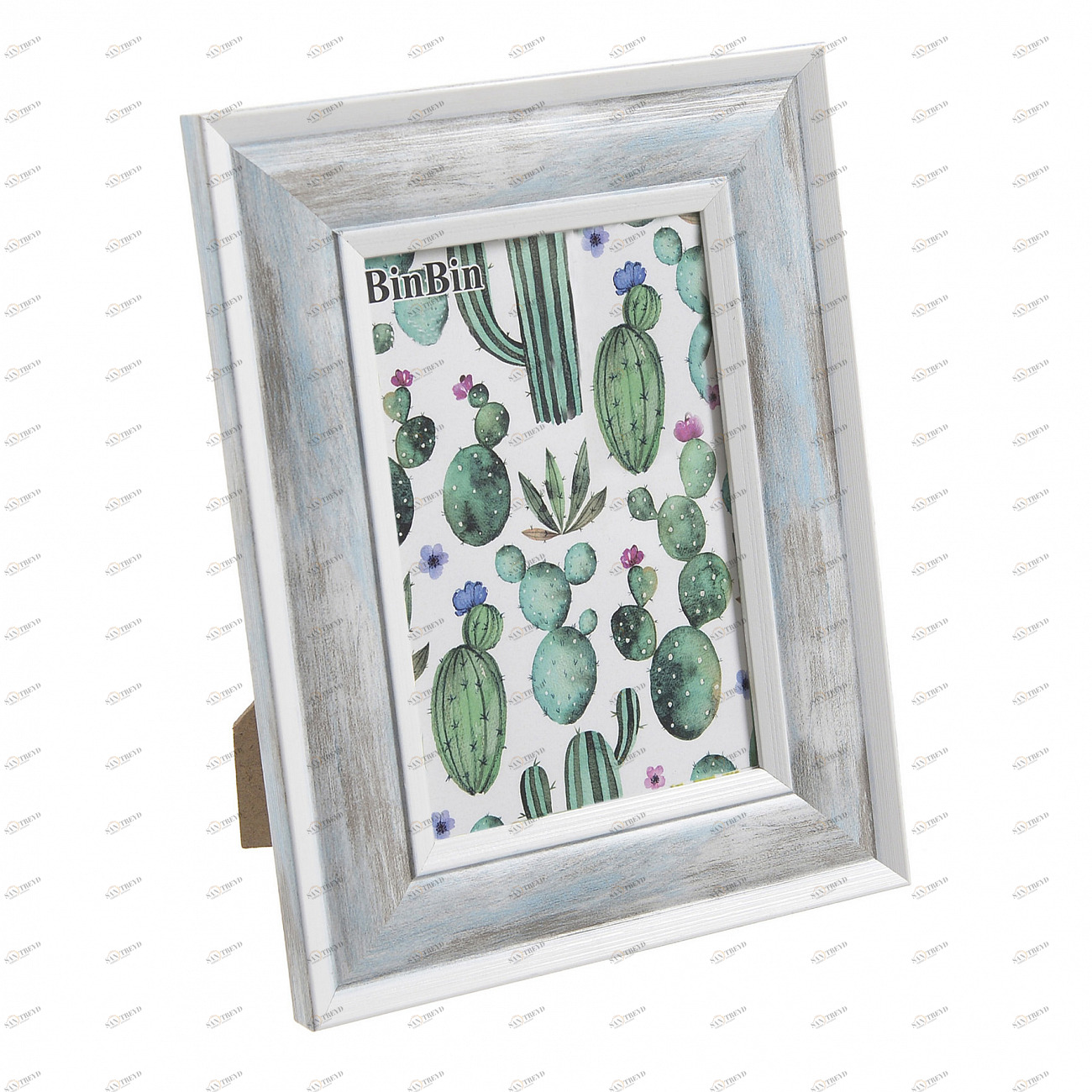 Фоторамка 10х15 см в пластиковом багете серебряная Serene Joy TO4ROOMS SERENE JOY 00-3893390 Серебро 