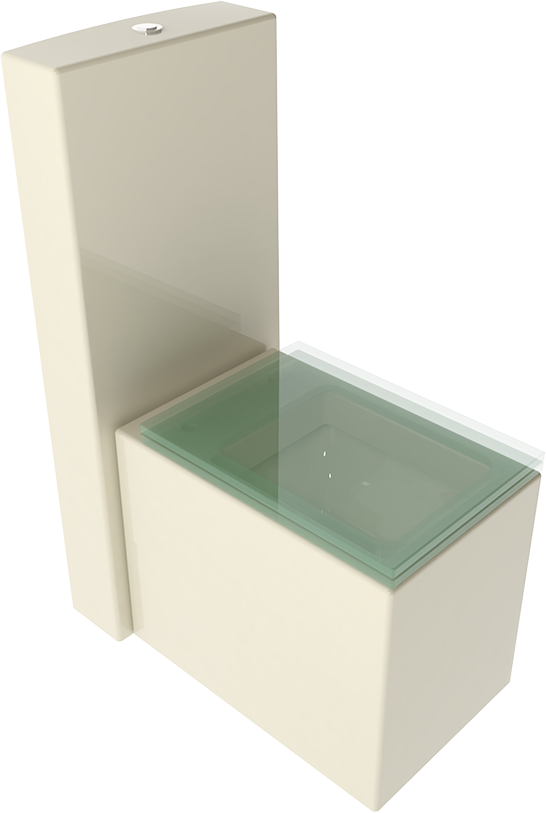 GLWC01-GLCIMBL13 Моноблок унитаз с бачком GSG CERAMIC GLASS