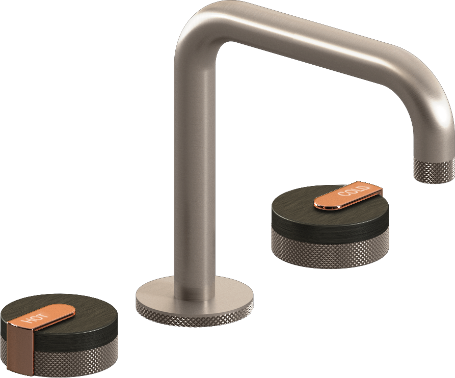 E-11511-R1BOX-L1RG-SN Смеситель для умывальника на 3 отвертия GRAFF MOD+