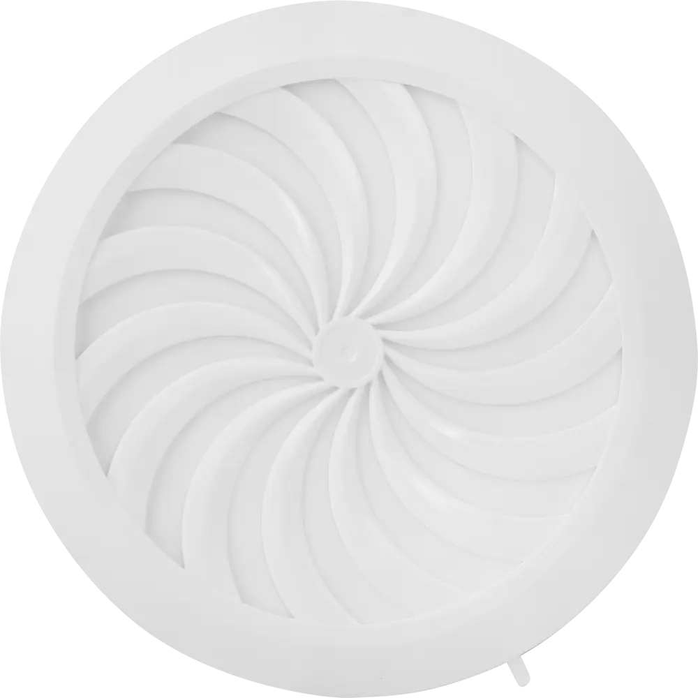 Решетка вентиляционная круглая Awenta T-88, 100-150 мм, цвет белый EQUATION STLM-2038837 - Вид №2