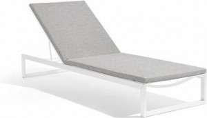 MNST76 Лежак белый лотос смоки Manutti Liner