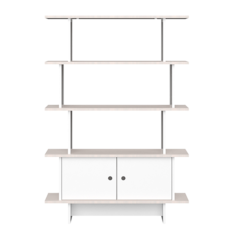 Стеллаж открытый с двумя дверцами 102 см Line M2 белый ELLIPSE ELLIPSE LINE 257707 Белый Santreyd  - Вид №1