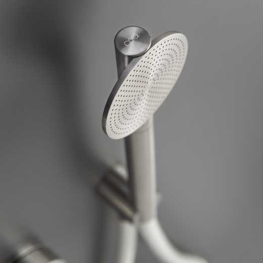 Настенные 2 прогрессивных смесители, установленные для ванной с носиком L. 170 мм и круглые ручной душ диаметр 65 мм  GIO26Y CEADESIGN  - Вид №2