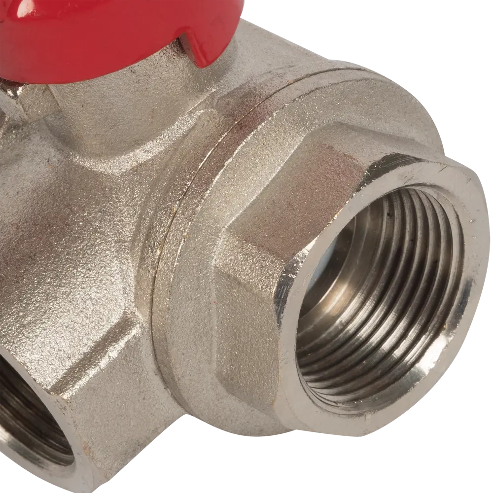 Трехходовой шаровой кран Valtec 3/4" для систем отопления и водоснабжения 10487668 STLM-0000480 - Вид №3