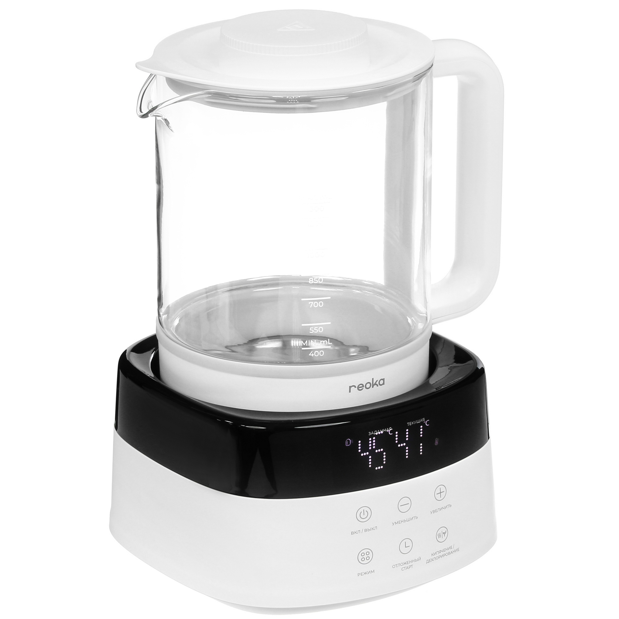 9977416 Электрочайник Reoka RKEK-09TSBW белый STDN-0044773 - Вид №2