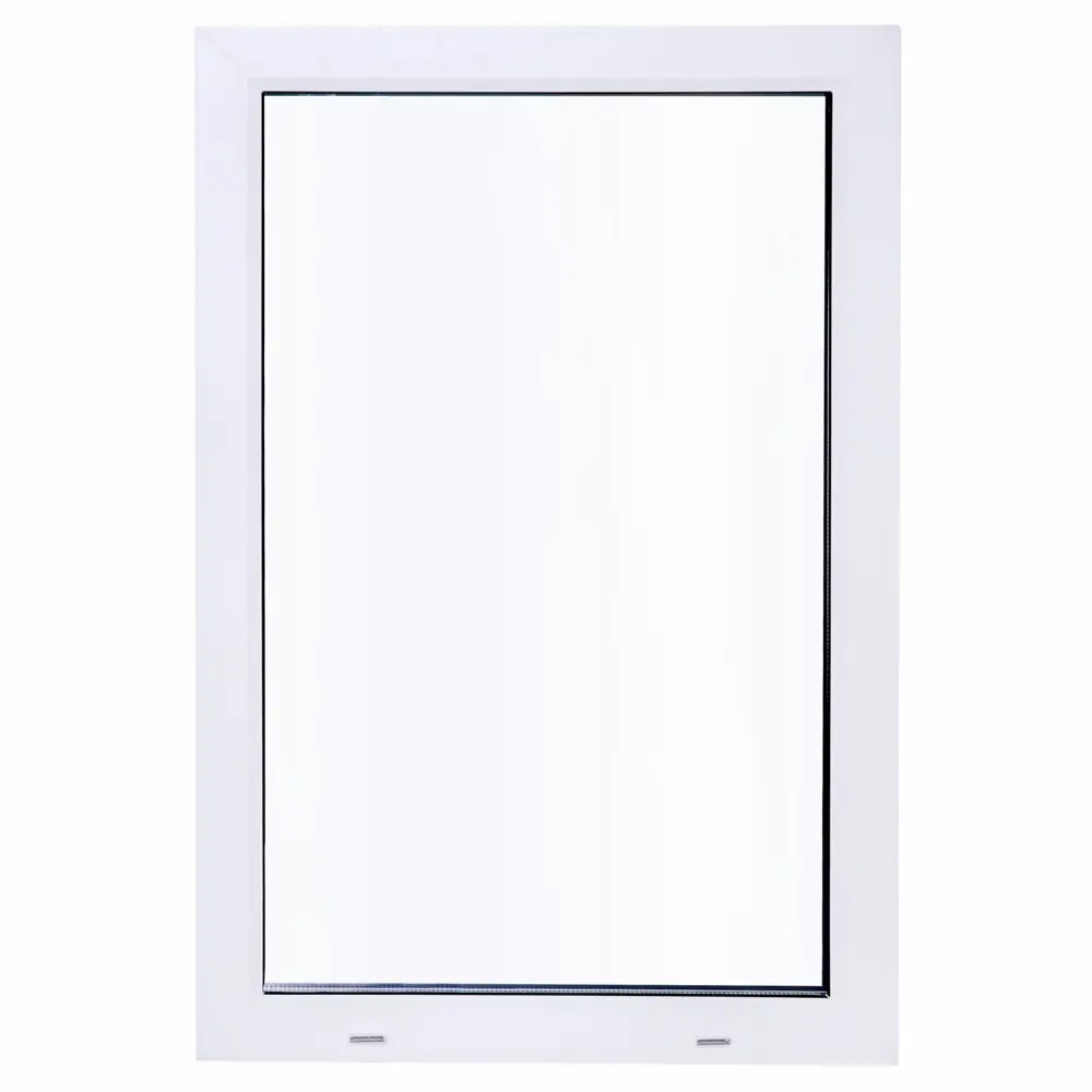 Глухое пластиковое окно Veka с двухкамерным стеклопакетом 600x900 мм 83117322 STLM-0039126 - Вид №2