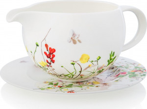 10561830 Rosenthal Соусник с подставкой Rosenthal Дикие цветы 550мл, фарфор Фарфор