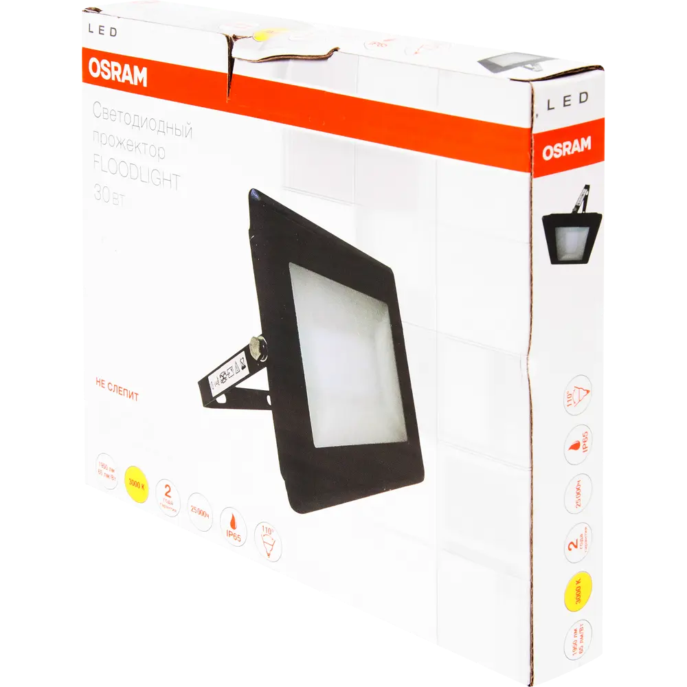 Прожектор светодиодный уличный SMD Osram 30 Вт 3000К IP65 82308761 STLM-2187974  - Вид №5