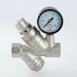 VT.082.N.04 Редуктор давления с фильтром и манометром Valtec 1/2"  - Вид №2