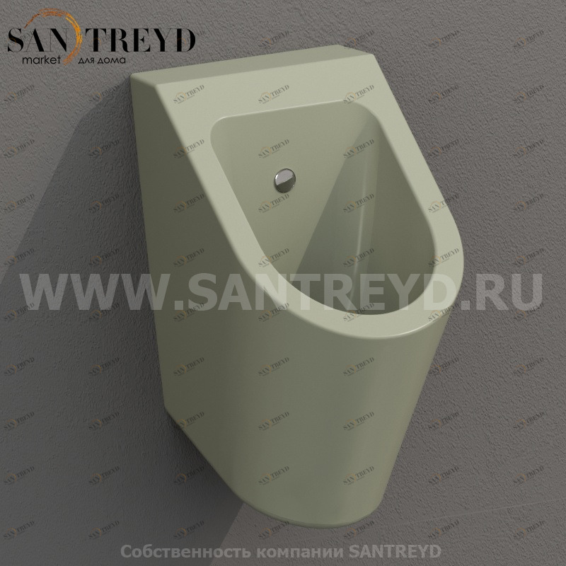 FO029LI Настенный писсуар, уринал с мушкой Ceramica Globo FORTY3