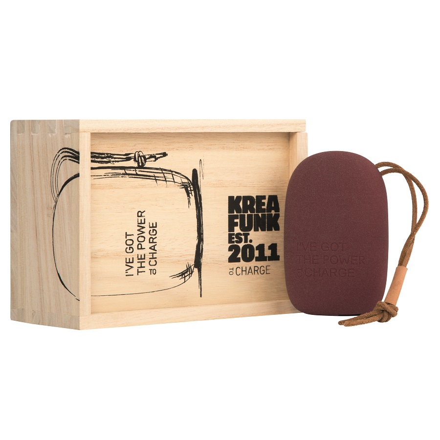 Аккумулятор внешний toCHARGE, бордовый KREAFUNK KFSK63 - Вид №5