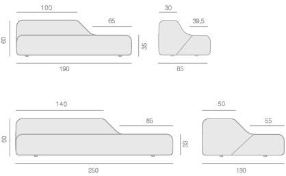 Viccarbe Скамья обитая синтетическим волокном Season sun-id-1500177 - Вид №14
