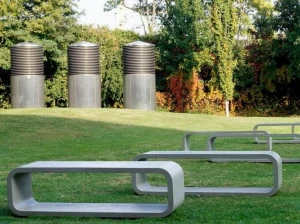 CO33 Бетонная скамья Opus O160b