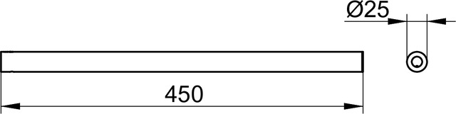12820010000 Полотенцедержатель KEUCO Collection REVA 12820010000 - Вид №3