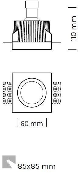 Olev Точечный светодиодный круглый светильник из гипса на потолке Ghost sun-id-1459549 - Вид №2