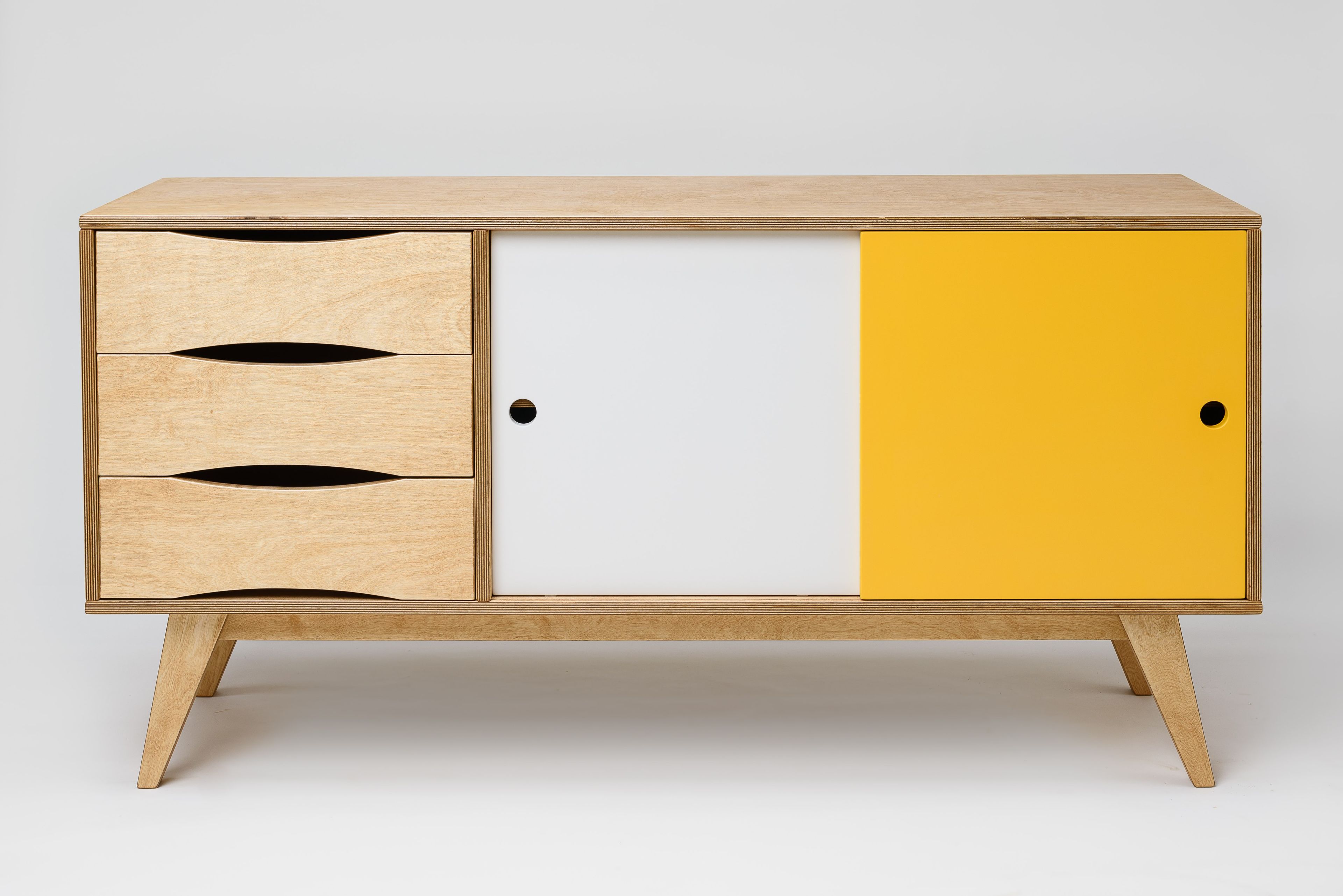 Деревянный шкаф с ящиками с раздвижными дверями Radis Special treasures ARCH-00093521 - Вид №8