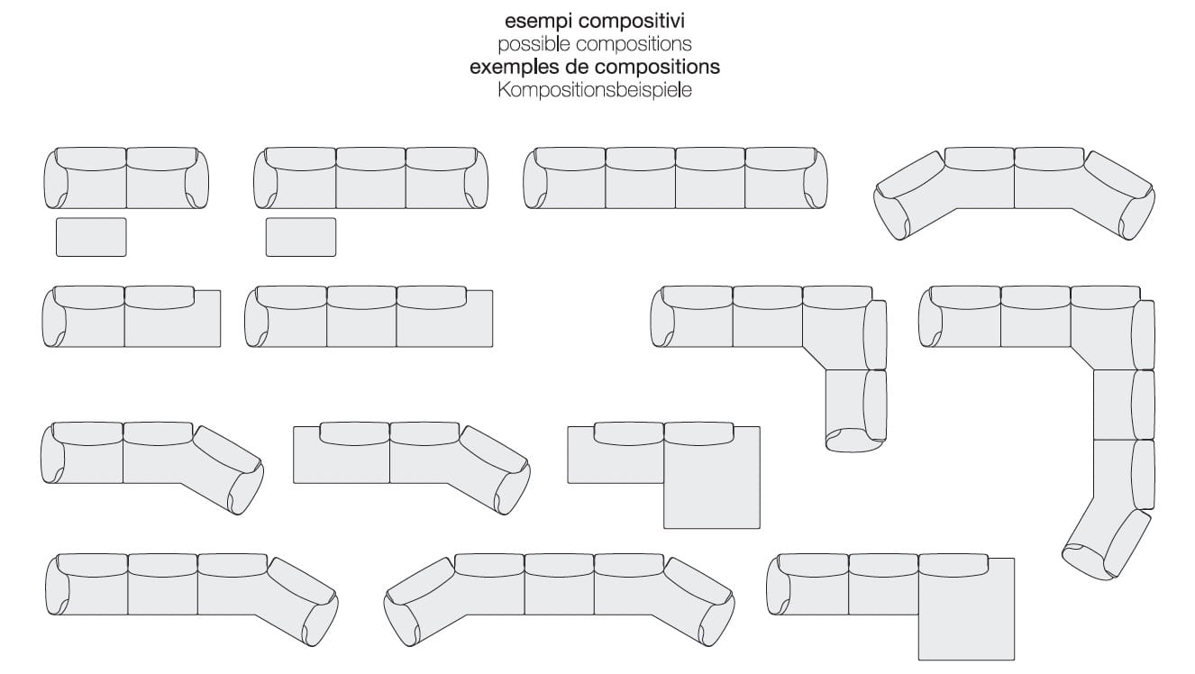 Диван Edra для интерьера ARCH-00043417 - Вид №17