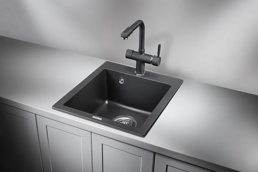 4201, ТУРМАЛИН, кухонная мойка, кварц GRANULA 4201-ST74