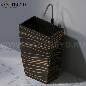 L110411G Напольная раковина стоящая прямоугольная A. e T. Italia Tower