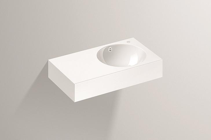 4232000000 Умывальник, wt.mc800h.r, белая, proshield Alape серия MC 